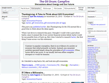 Tablet Screenshot of campfire.theoildrum.com
