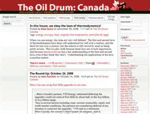 Tablet Screenshot of canada.theoildrum.com